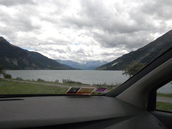 de Straßensperre Nauders