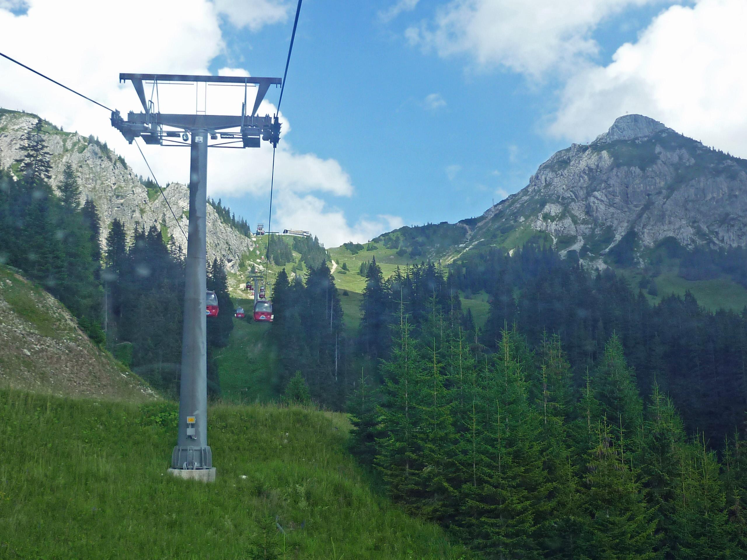 die Gondelbahn Füssener Jöchle